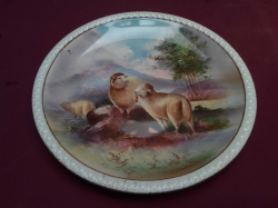 Grimswade plate sheep in the meadow Mark to base
10