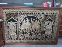 A Nice Thai elephant Tapestry Francis 
H.131
W.90