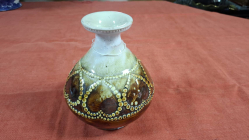 A Squat Royal Doulton 19th century vase