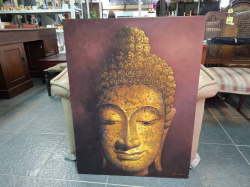 A Budha oil Canvas 
W.60 cm.
H.80 cm.