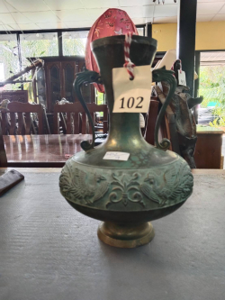 Bronze urn Embossed 