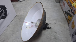 An Old industrial lamp 
W.48
