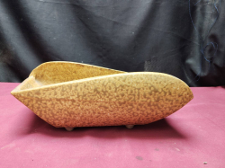Tone Trough, Speckled Stone Planter/Utility Holder, Stamped to base.
L.27Cm.
D.13Cm.
H.10Cm.