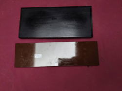 2 Long Base/Plaques Stands on Ornate feet.