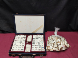 Very old Mahjong Cased Set 2 Layers, All complete with lots of spares.