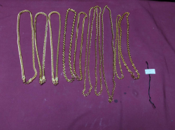 Job Lot of 10 Men’s Heavy Necklaces.