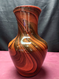 1970s Murano Art Deco Vase in perfect condition.
H.28cm.
W.11Cm.