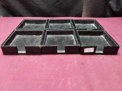 6 luxury Leather Wine Bottle Stand Holders. 
