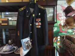Black Russian navy officer jacket 