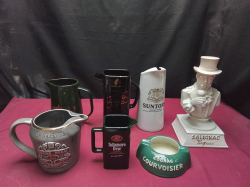 A Nice Selection of pub water Jugs and memorabilia
(7pieces )