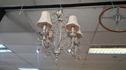 A lovely four head Crystal Chandelier.
