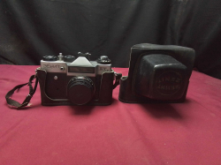 Big black photo camera 