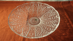 A Large and beautiful cut crystal bowl made by 