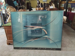 A Large print by alvarez braun and Glazed
H.97.6cm
W.123cm.