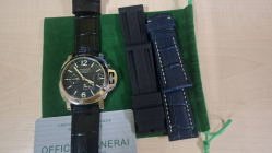 Panerai Luminor Marina Power Reserve Gent watch with 2 spare leather strap
