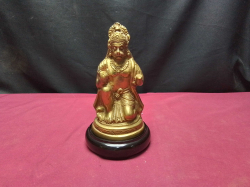 Handmade brass hanuman Statue on stand 