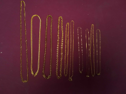 Job Lot of 10 Men'necklaces 