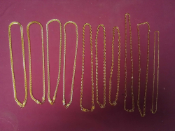 Job Lot 10Men'necklaces 