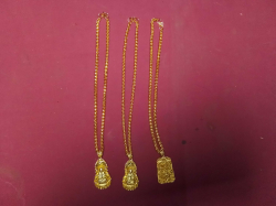 3Men'heavy Pendants on rope Chains 