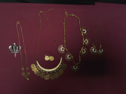 3 Ladies necklace'swith Earring's and one Brooch 
