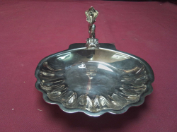 Silver Plated scallop shell dish