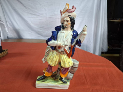 A Large Named Victorian Staffordshire figure of 