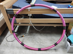 Hula hoop exercise unit