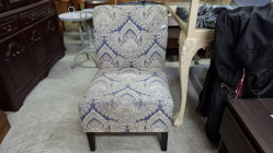 Armless Accent Upholstered Fabric Chair
