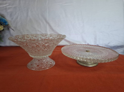A Large Crystal plated on stand