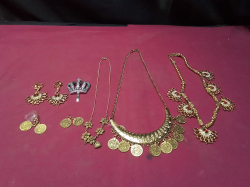 3 Ladies necklace'swith Earring's and one Brooch 