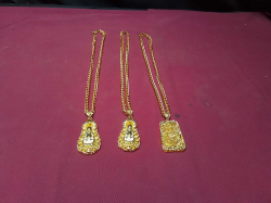 3Men'heavy Pendants on rope Chains 