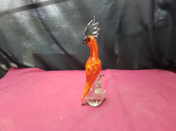 Original vintage Murano Parrot (stamped)
H27.9cm.