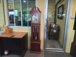 GRANDFATHER CLOCK TEMPUS FUGIT.
H174cm.
W36.2cm