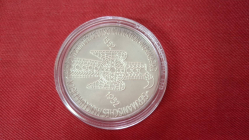 A 1992 ONE OUNCE 999 SILVER GERMAN 5 MARK COIN