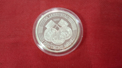 A 2000 925 SILVER Germany, Medal, 50 Jahrestag 1 Deutsche Münze