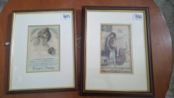A pair of Pears prints. 