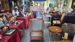 Solid Mahogany Wood Coat and  Pants Hanger. Dimension W.52 cm H.156cm D.48cm