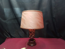 Italian floreutine style porcelain Gilt accented table Lamp 
H41cm.