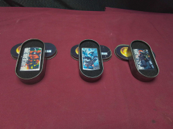  Three Zippo style lighters with Aimee designs highly collectable