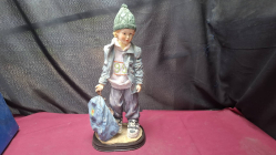 Resin Figurine Boy in Jacket &Cap
H42cm.  W14cm.