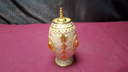 Russian pattern Toothpick holder
H14cm.W5cm.