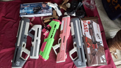 Tony Gun & Battery water Gun Lot w/Accessories 