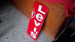 Vintage Levi's Shop Display Metal sign.
H81cm.W32cm.