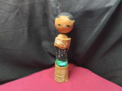 A Bobble headed birch bank pokes Doll with famous poet
H37cm.W9cm.