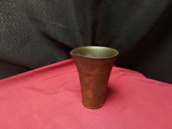 A vintage bell cup or sake pitcher called a Katakuchi or free cup 
H11cm. W8.5cm 