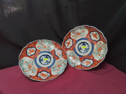 A Pair of wall hanging imari plate 