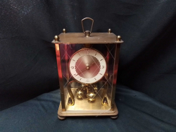 A Brass clock 