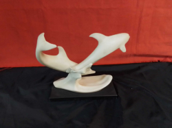 Beautiful Dolphins Figures on stand base 20 Cm 20 Cm high 