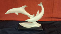 Beautiful Dolphins Figures on stand base 20 Cm 20 Cm high 