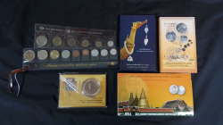 A Selection of Thai coins some in plastic 